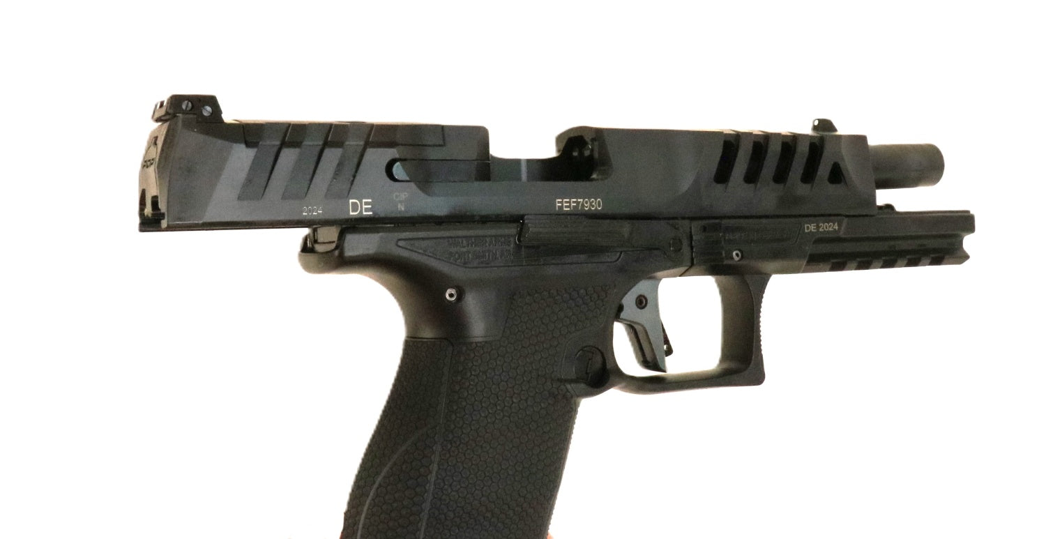 Walther Pistole, seitliche Ansicht.