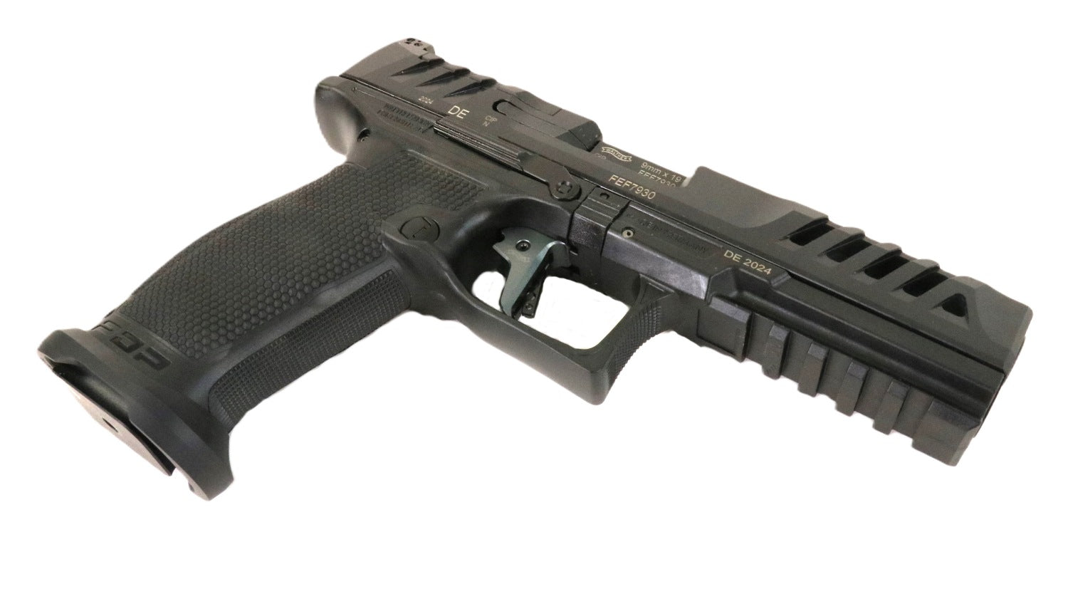 Walther Pistole, seitliche Ansicht.