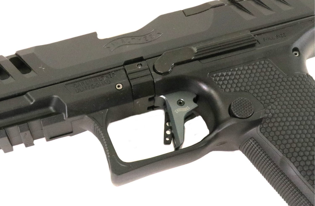 Walther Pistole, seitliche Ansicht.