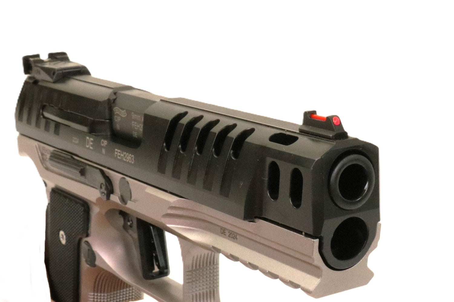 Walther Pistole, seitliche Ansicht.