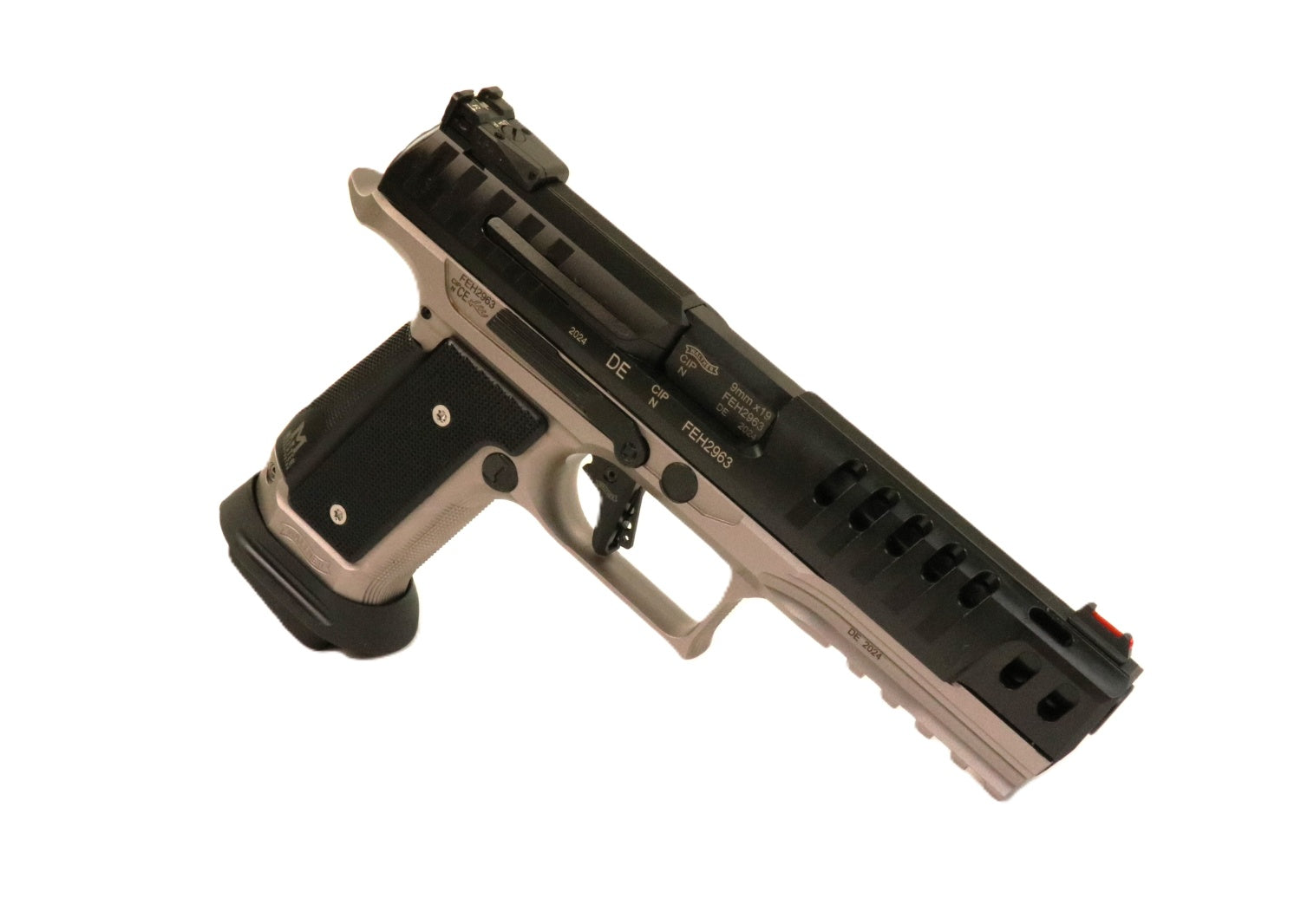 Walther Pistole, seitliche Ansicht.