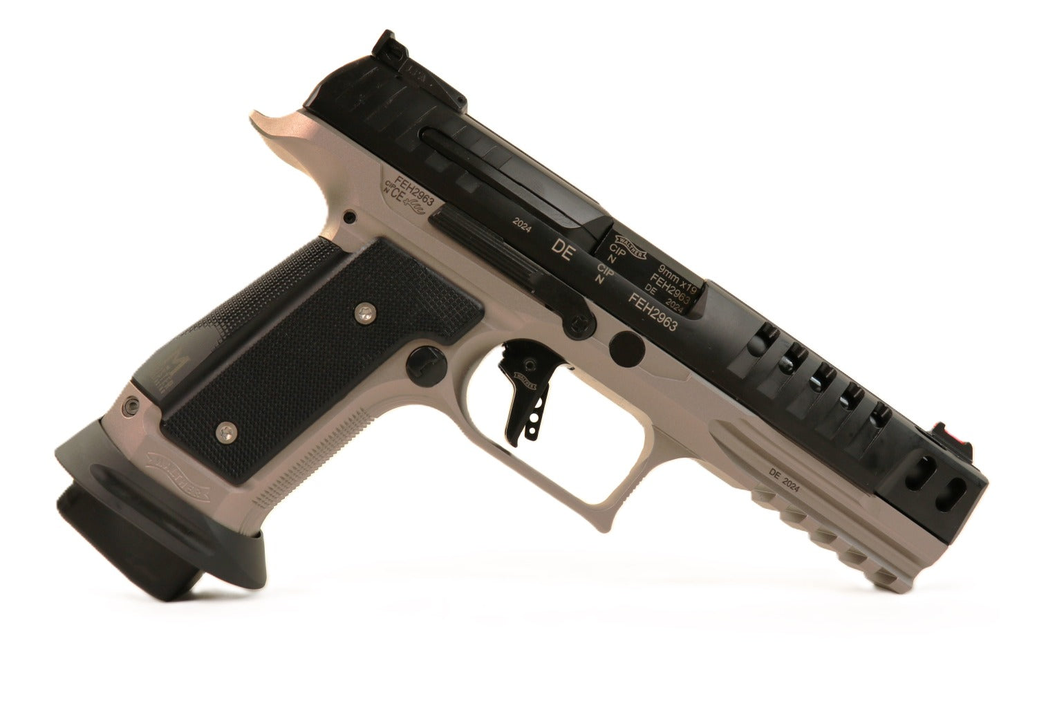 Walther Pistole, seitliche Ansicht.