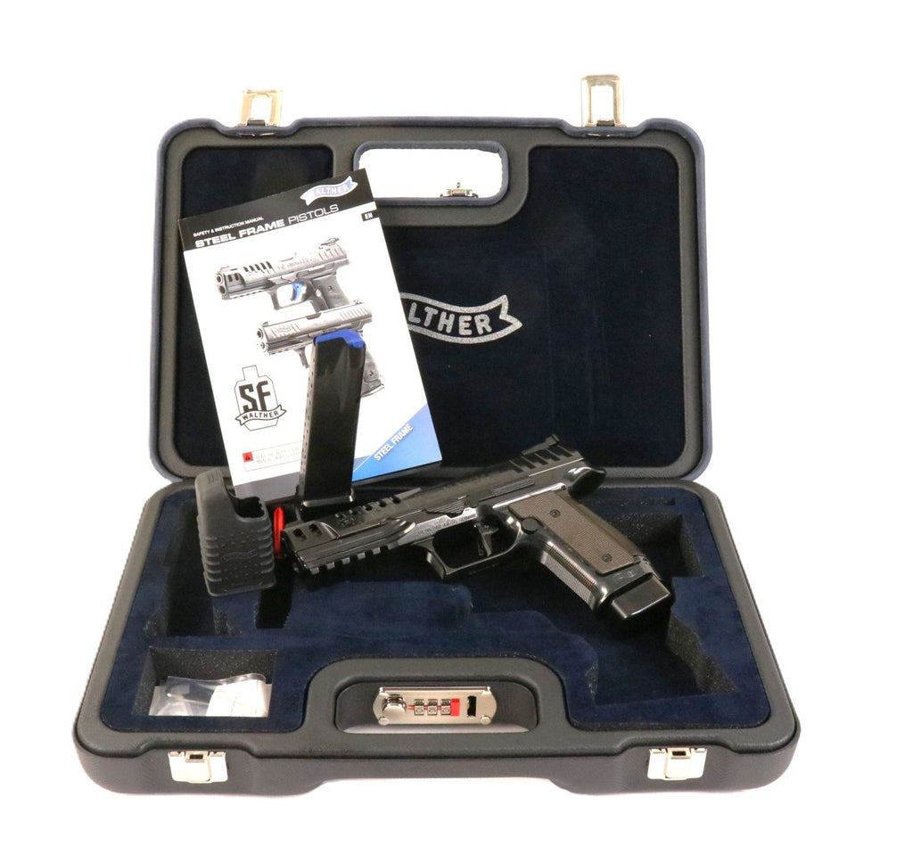 Walther Pistole im Koffer-Set.