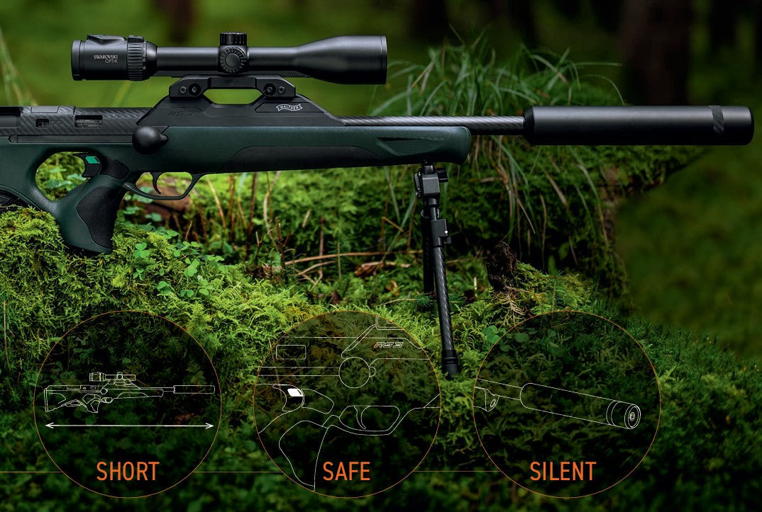 Walther RS-3 Jagdrepetierbüchse  Kal. 308 Win Pro Pine inkl. Schalldämpfer