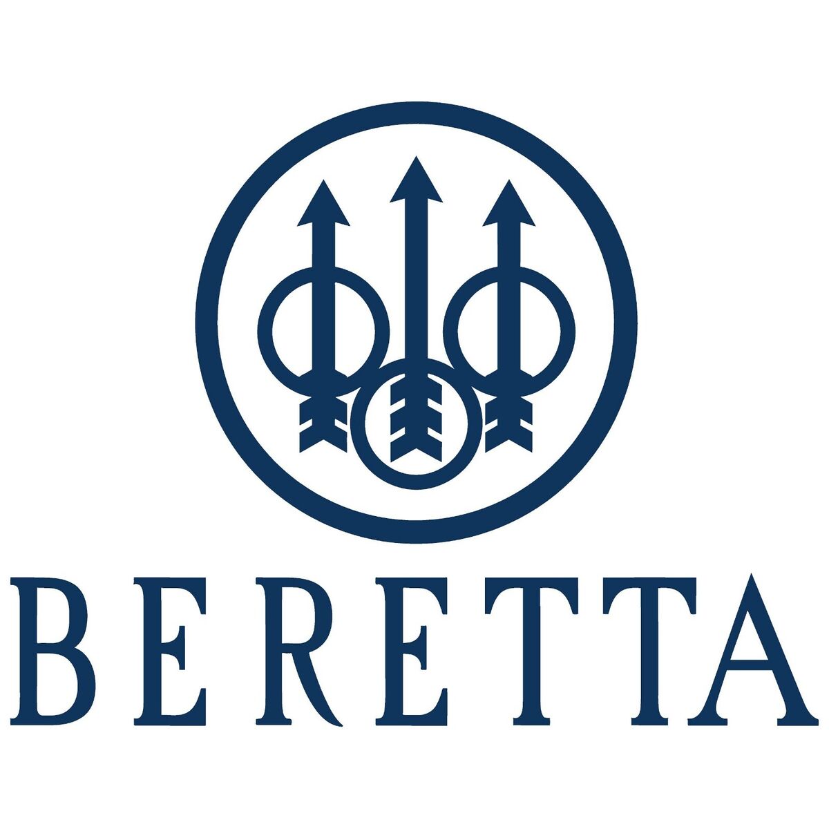 Beretta Logo mit drei Pfeilen und Schriftzug.