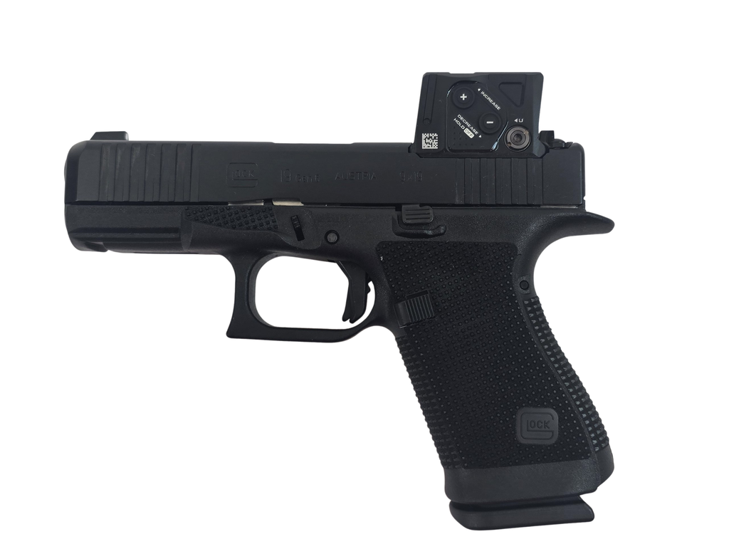 Glock 19 Generation Gen 6 OR in Kaliber 9 mm Luger inkl. Aimpoint COA mit 2 kg Steuerfeder