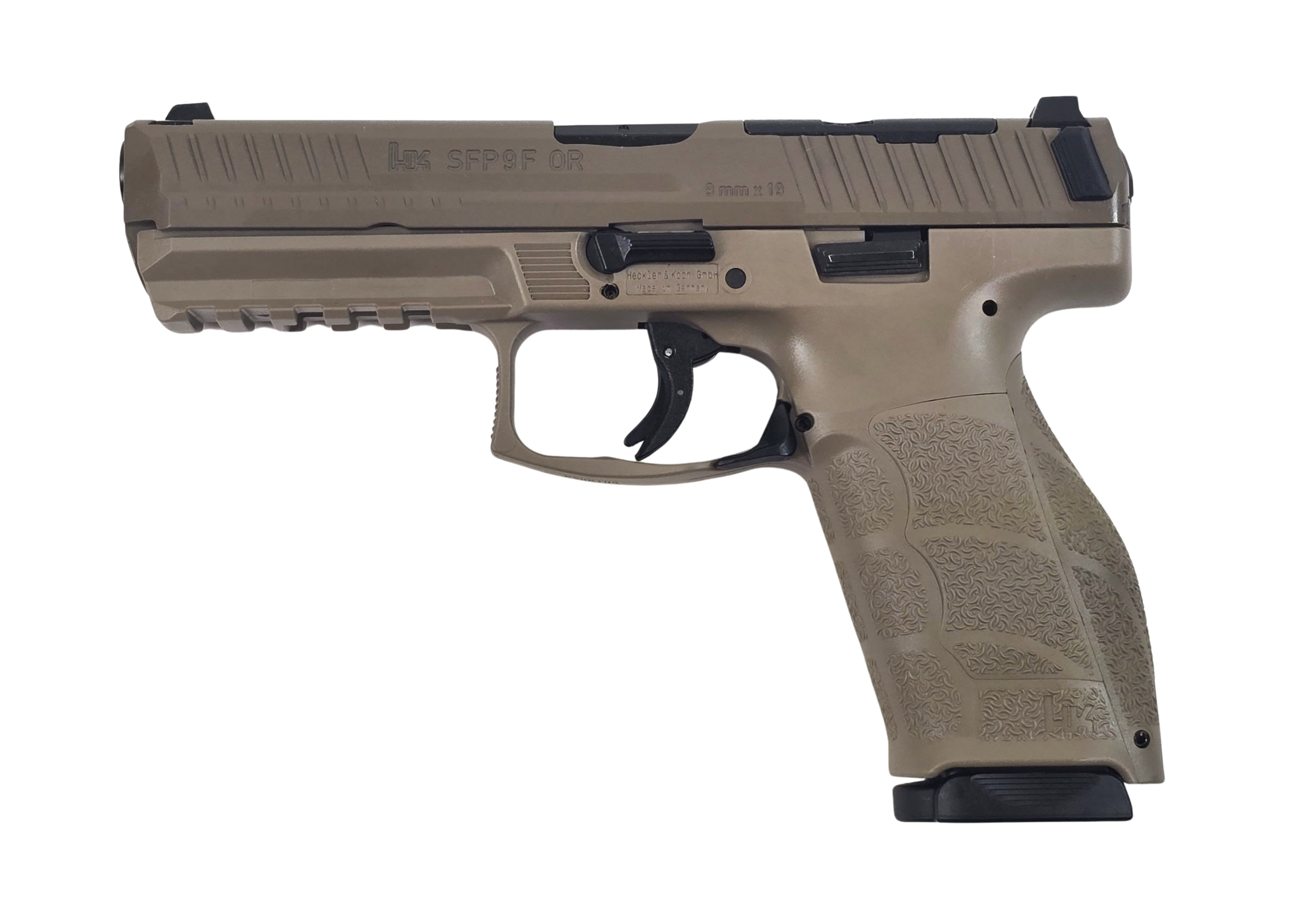 Heckler & Koch SFP9F - OR A1, Kal. 9mm, 4,5 Zoll, FDE Special Edition