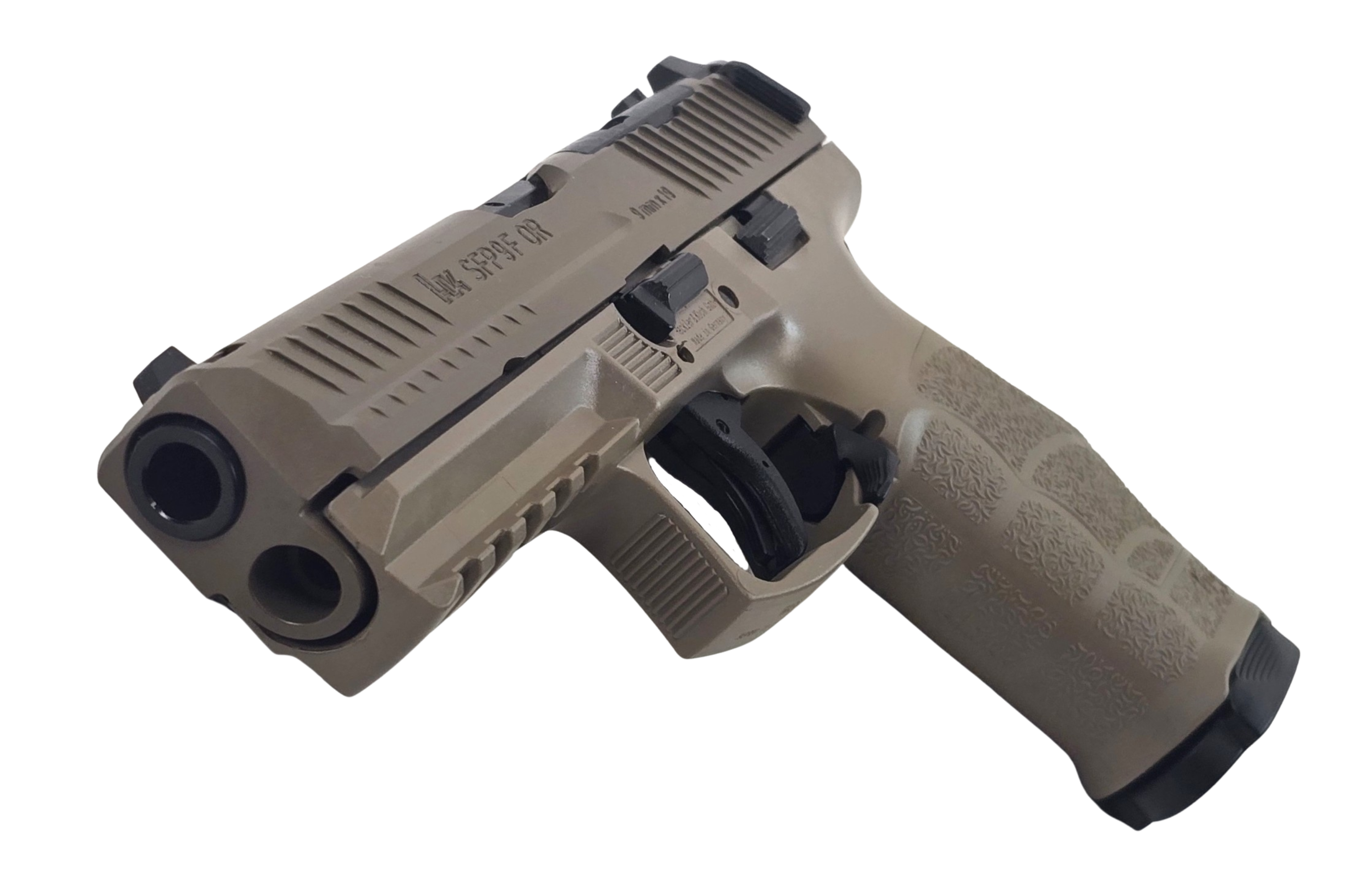 Heckler & Koch SFP9F - OR A1, Kal. 9mm, 4,5 Zoll, FDE Special Edition