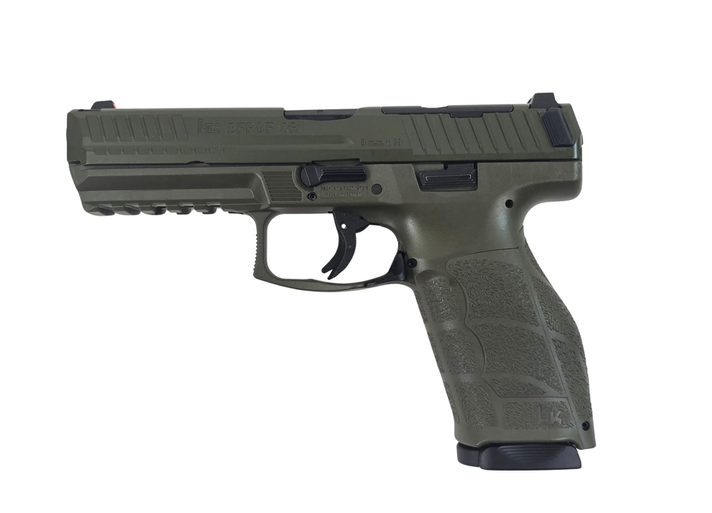 Heckler & Koch SFP9F - OR A1, Kal. 9mm, 4,5 Zoll, Nato-Grün Special Edition