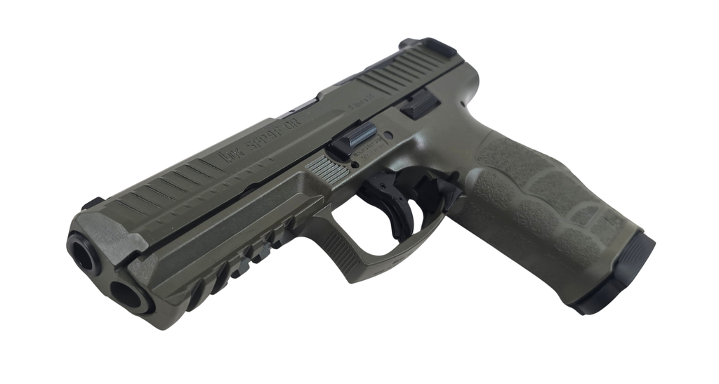 Heckler & Koch SFP9F - OR A1, Kal. 9mm, 4,5 Zoll, Nato-Grün Special Edition