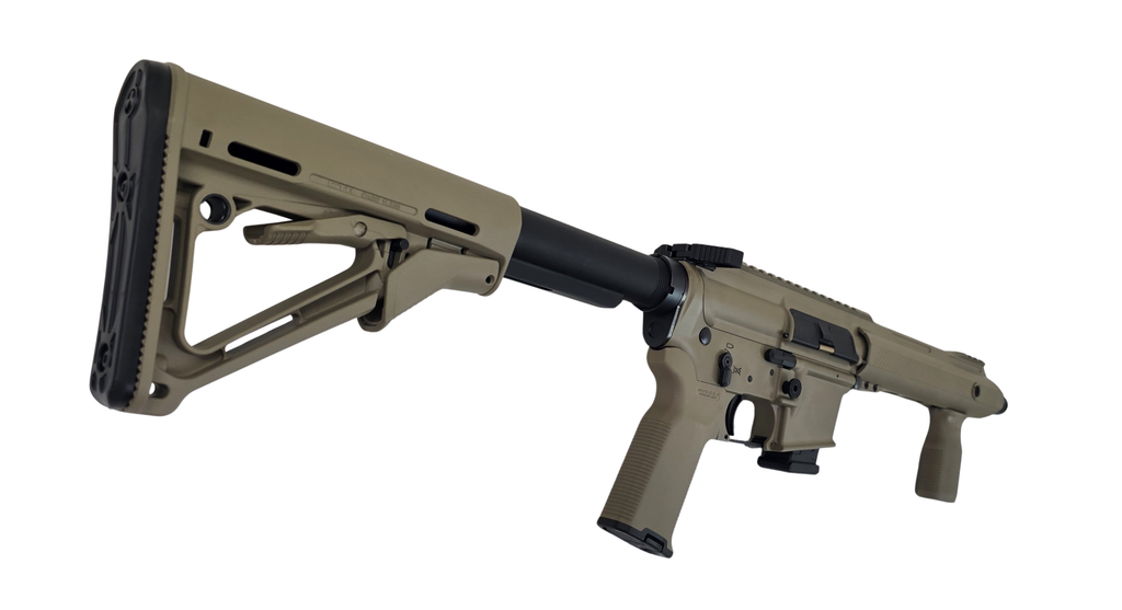 Sonderedition Messerschmitt AR 15 - 9 Sport,  Kal .9 mm Luger, 10,5 Zoll Magpul FDE