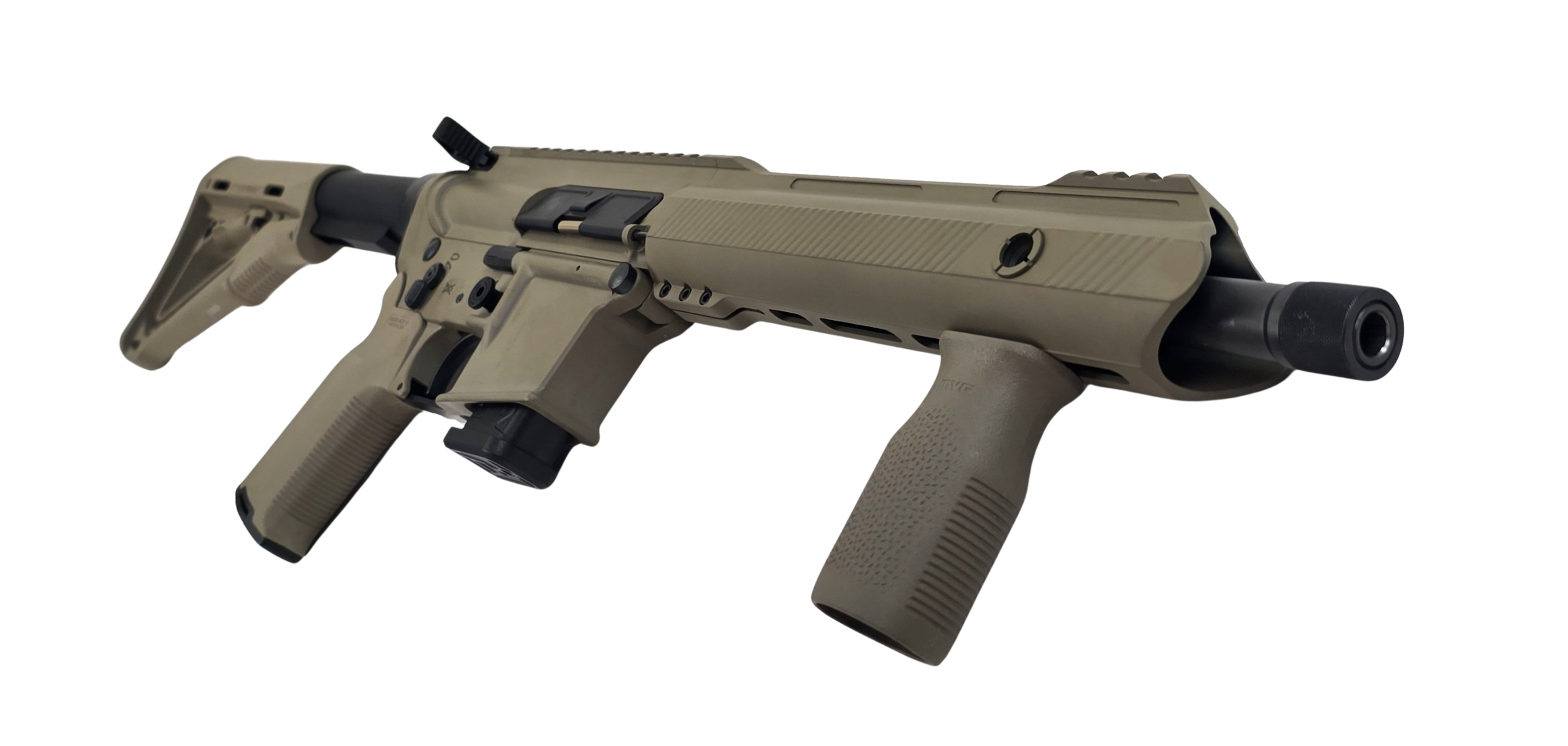 Sonderedition Messerschmitt AR 15 - 9 Sport,  Kal .9 mm Luger, 10,5 Zoll Magpul FDE