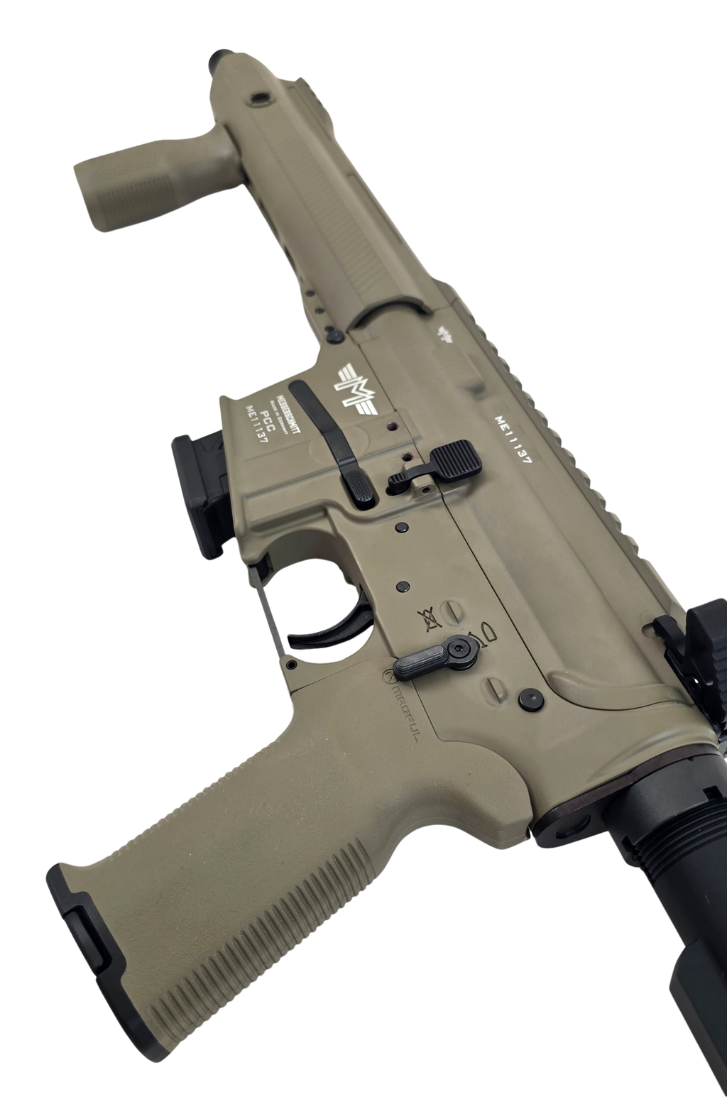 Sonderedition Messerschmitt AR 15 - 9 Sport,  Kal .9 mm Luger, 10,5 Zoll Magpul FDE