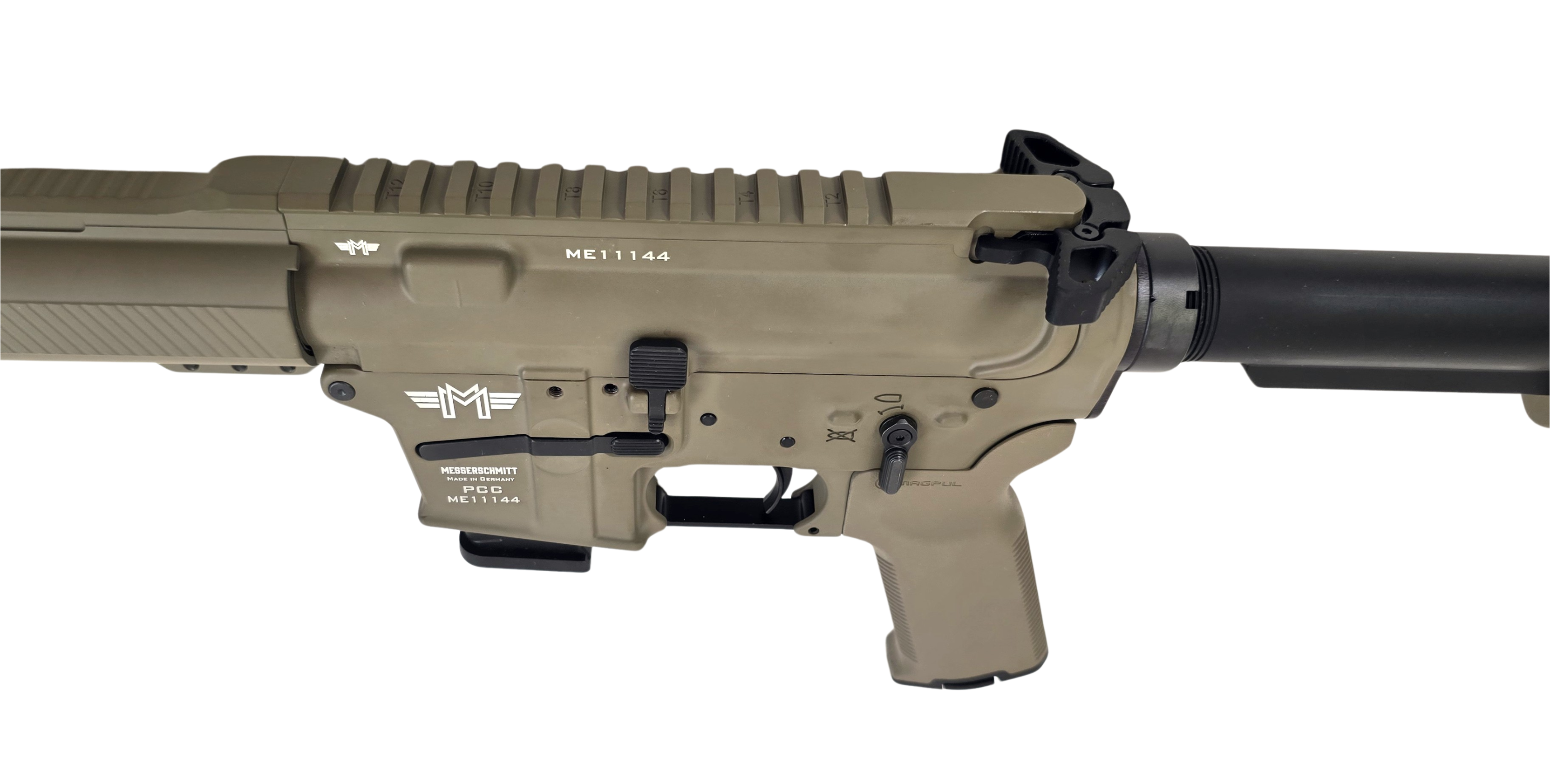 Sonderedition Messerschmitt AR 15 - 9 Sport,  Kal .9 mm Luger, 14,5 Zoll Magpul FDE