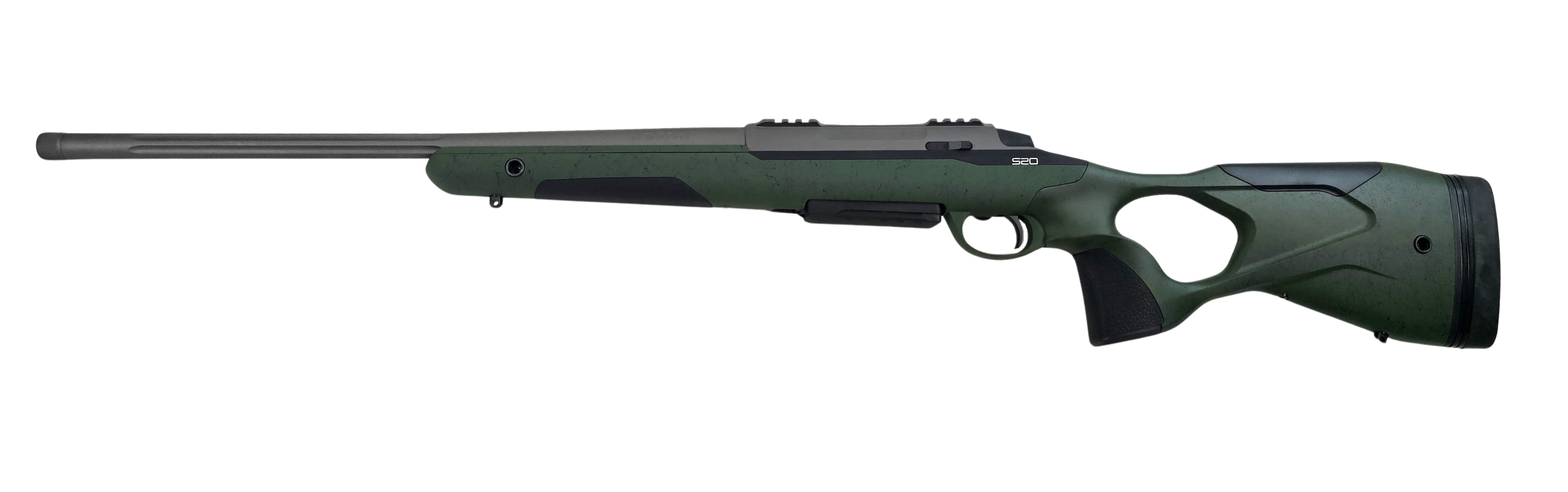 Sako S 20 Hunter, Kal. .308 Win., LL 20 Zoll, Lochschaft Roughtech Green