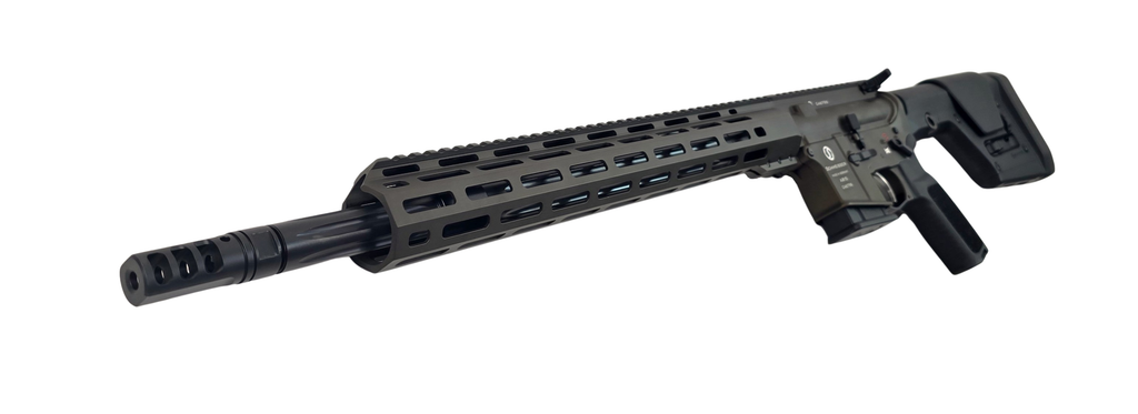 Brand Neu Schmeisser AR 15 DMR, Kal. .223 Rem., LL 18 Zoll, bronze