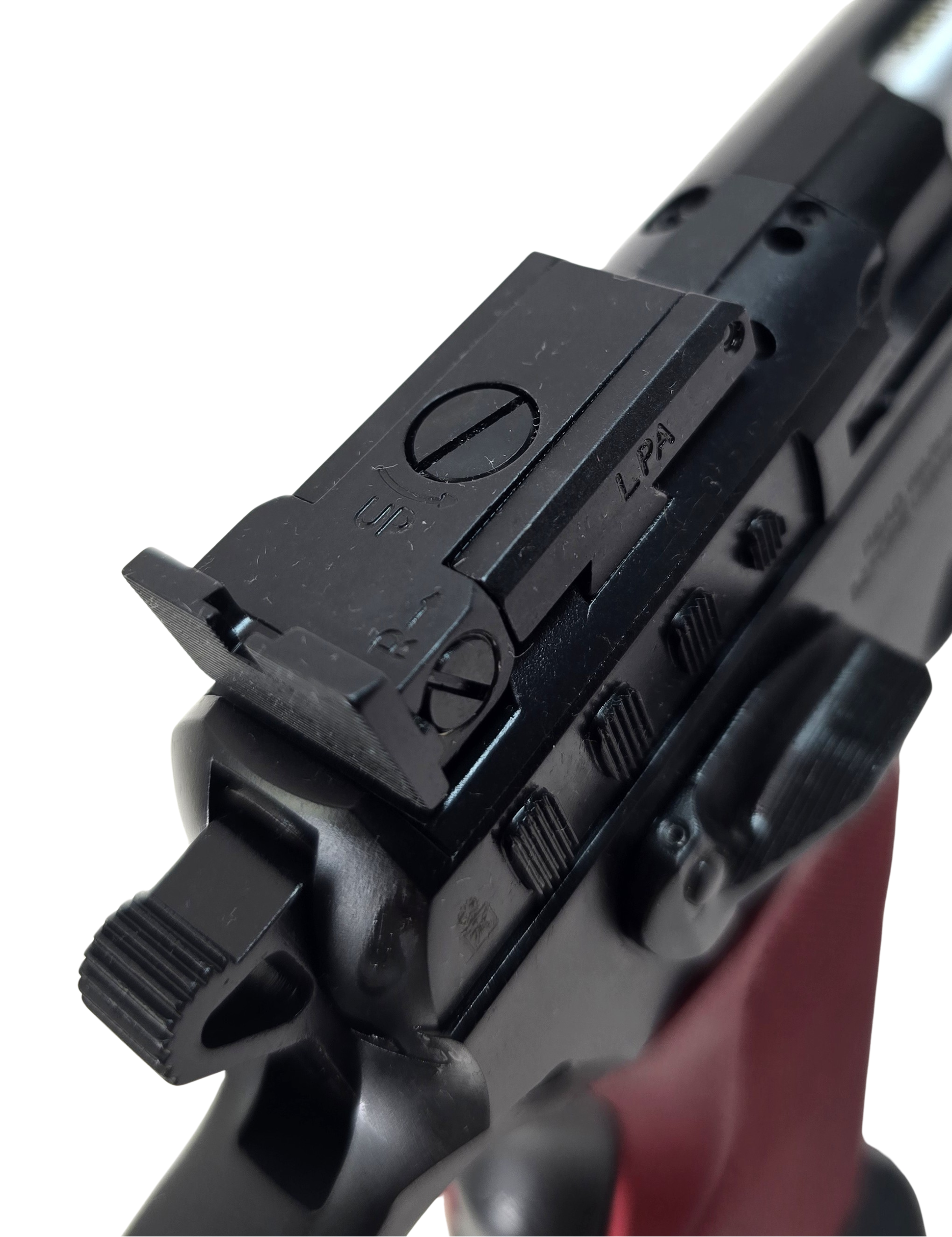 Tanfoglio Pistole T97L Limited Optic (OR), 4,92" zyl., 9 mm luger, schwarz / rot