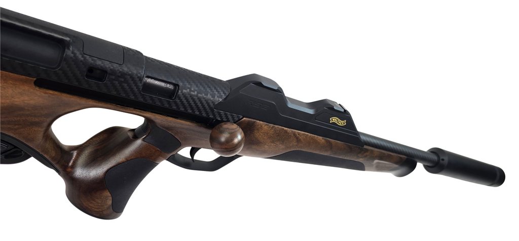 Walther RS-3 Jagdrepetierbüchse, Kal. 308 Win., LL 23 Zoll, Holz Heritage Sevenstar inkl. Schalldämpfer