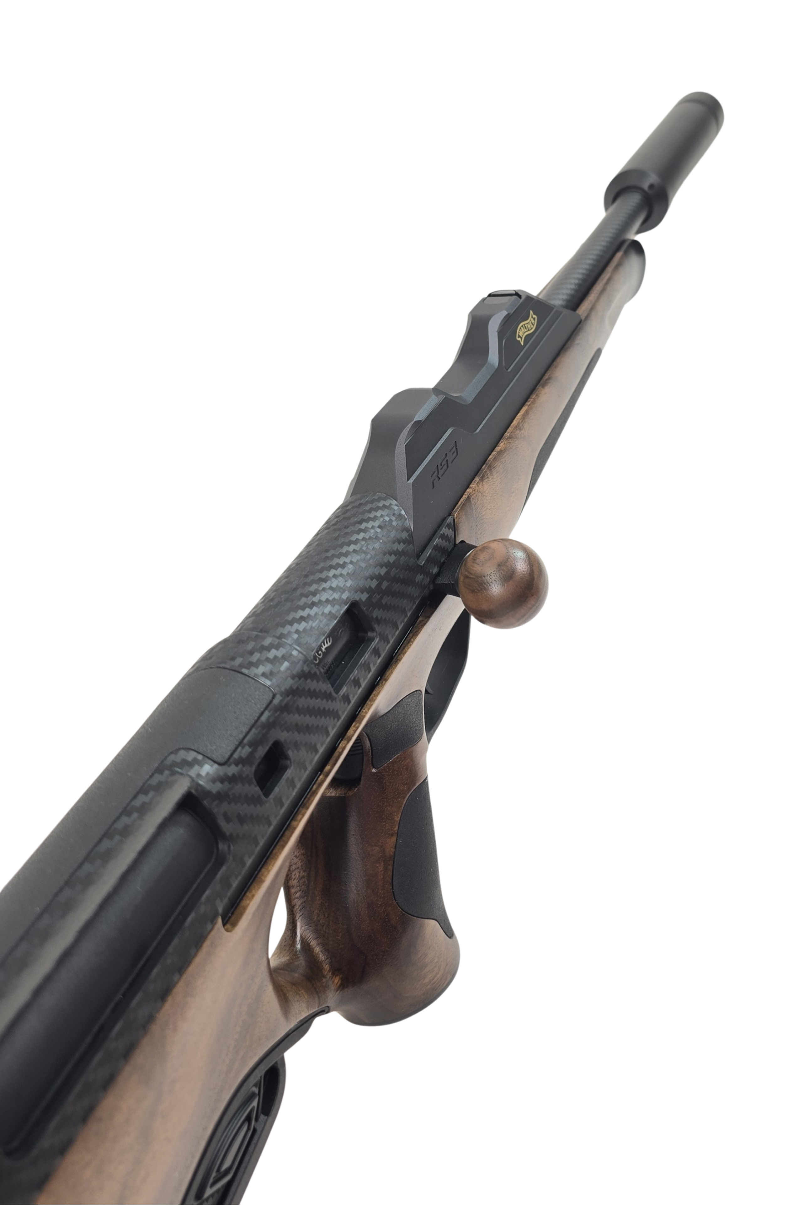 Walther RS-3 Jagdrepetierbüchse, Kal. 308 Win., LL 23 Zoll, Holz Heritage Sevenstar inkl. Schalldämpfer