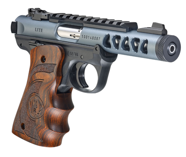 Ruger Mark IV 22/45 Lite diamond grey 4,4" Kal.22lr, Target Grips