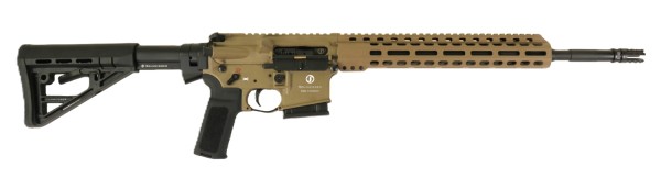 Einzelstück Schmeisser AR 15 M5F in Farbe FDE Lauflänge 16,75 " Zoll, Kal. 223 Rem, Gasabnahme verst