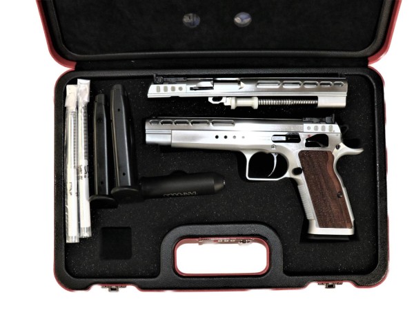 NEU Bullseye Tanfoglio T97L Gold Match Combo Kal. 45 Auto + Wechselsystem 9mm Luger, 6 Zoll